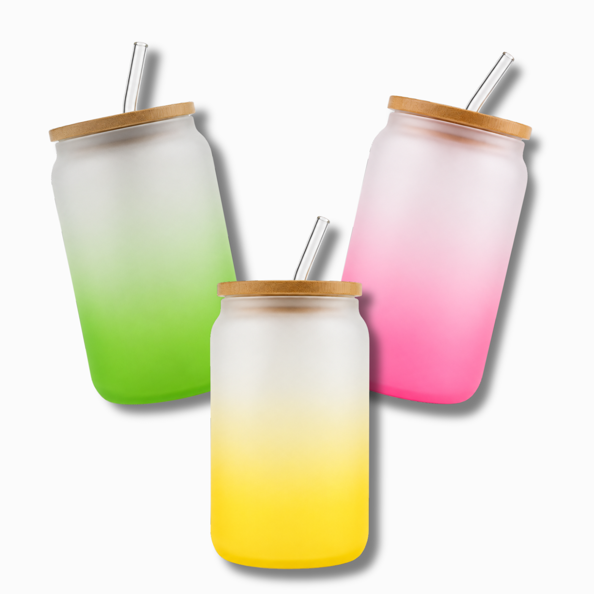 16oz Gradient Glass Cans